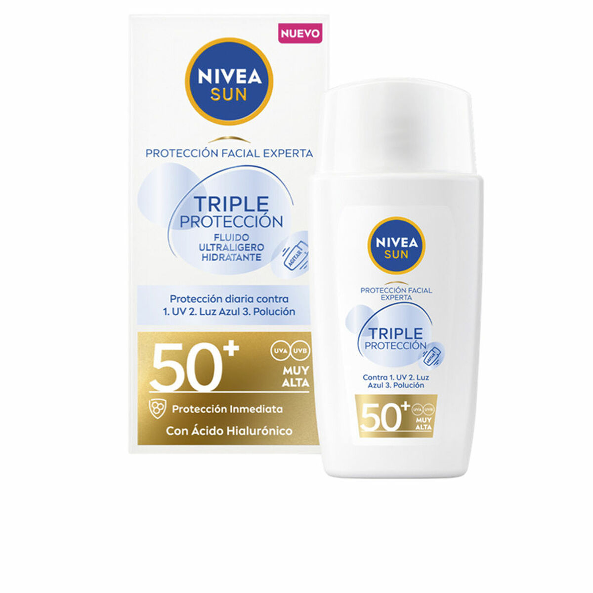 Mlieko na opaľovanie Nivea Sun Triple Proteccion Spf 50 Spf 50+ 40 ml